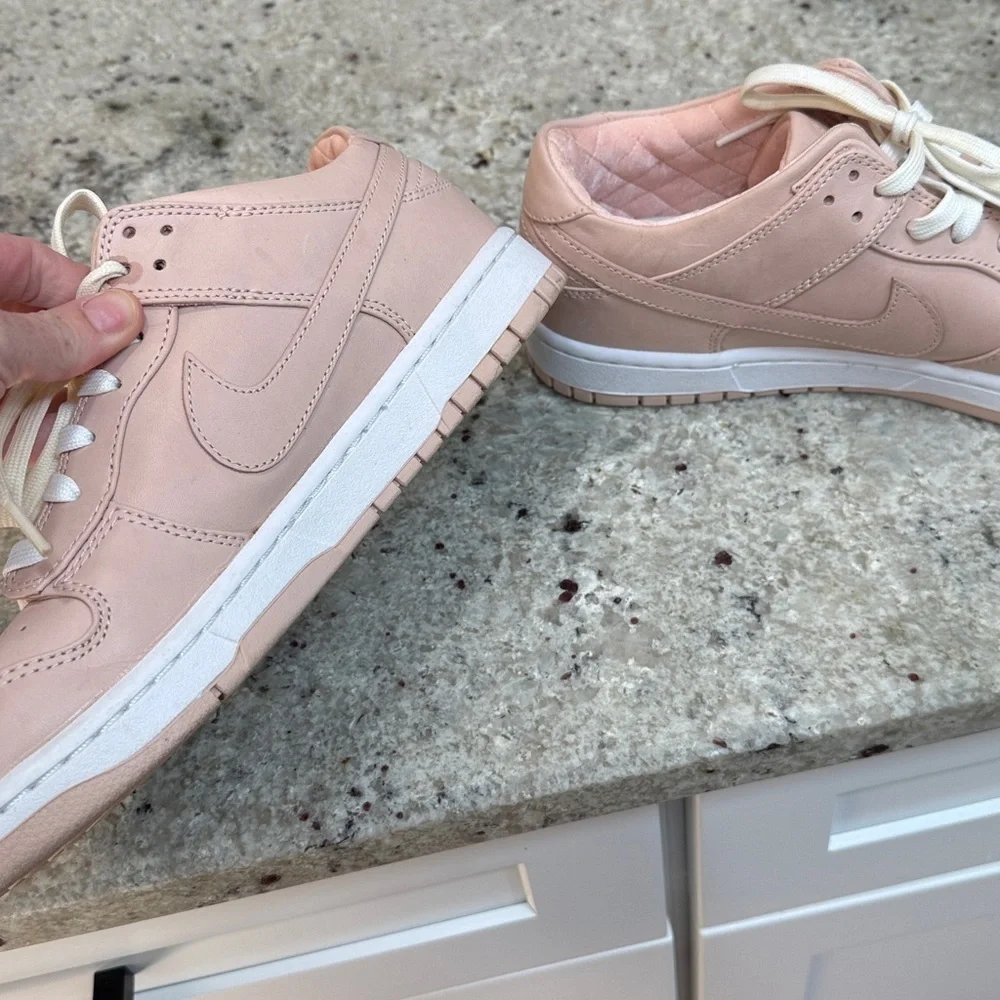 NikeLab Dunk Lux Low Sneakers in Arctic Orange Pink Lace Up Sneakers Mens 10.5